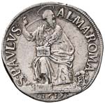Paolo V (1605-1621) Testone 1612 A. VII - ... 