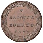 Pio VIII (1829-1830) Baiocco 1829 A. I - ... 