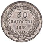 Gregorio XVI (1831-1846) 30 Baiocchi 1846 A. ... 