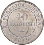 Repubblica romana (1848-1849) 40 Baiocchi ... 