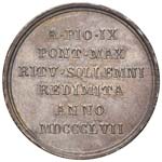Pio IX (1846-1870) Medaglia 1857 Madonna di ... 