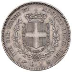 Vittorio Emanuele II (1849-1861) Lira 1857 T ... 