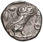 ATTICA Atene Tetradramma (circa 440-400 ... 