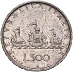 REPUBBLICA ITALIANA 500 Lire 1957 Prova AG ... 