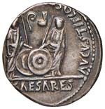 Augusto (27 a.C.-14 d.C.) Denario (Lugdunum, ... 