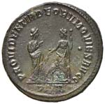 Massimiano (286-305) Follis (Ticinum) Busto ... 
