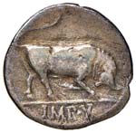 Augusto (27 a.C.-14 d.C.) Denario (Lugdunum) ... 