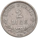 Vittorio Emanuele II (1849-1861) 2 Lire 1863 ... 