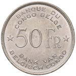 Congo Belga - 50 Franchi 1944 - KM 27 AG (g ... 