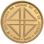 BRASILE Medaglia 1965 Rio de Janeiro - AU (g ... 
