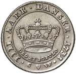 DANIMARCA Cristiano VI (1730-1746) Krone (4 ... 