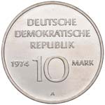 DDR (1949-1990) 10 Marchi 1974 A Prova - KM ... 