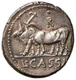 Cassia - L. Cassius Caecianus - Denario (102 ... 