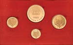 SENEGAL 100, 50, 25 e 10 Franchi 1968 - AU ... 
