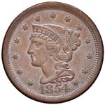 USA Cent 1854 - CU (g ... 