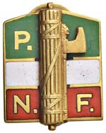 Distintivi fascisti - Distintivo PNF in oro ... 