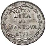 MANTOVA Leopoldo II (1790-1792) Mezza lira ... 