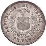 CILE Peso 1874 - AG (g ... 