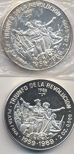 CUBA 20 Pesos 1989 da 2 ... 