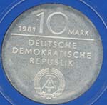 GERMANIA - DDR 10 Marchi 1981 Hegel