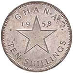 GHANA 5 Scellini 1958 - AG (g 28,36)
