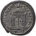 Costanzo (305-306) Follis (Ticinum) Busto ... 