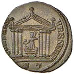 Massenzio (307-313) Follis (Ticinum) Busto ... 