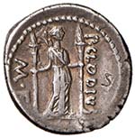 Clodia (42 a.C.) Denario Zecca di Roma - ... 