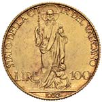 Pio XI (1922-1939) 100 Lire 1932 A. XI - ... 