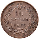 Umberto I (1878-1900) Lotto di tre monete ... 