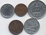 SAVOIA Lotto di 5 monete del 1936 comprese 2 ... 