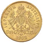 AUSTRIA 8 Fiorini 1892 - AU (g 6,46)