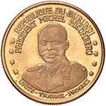 BURUNDI 10 Franchi 1967 ... 