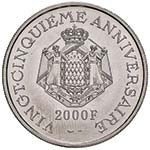 MONACO Ranieri III (1949-2005) 2.000 Franchi ... 