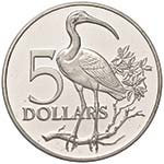 TRINIDAD E TOBAGO  5 Dollari 1973 - KM 35a ... 