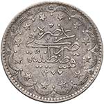 TURCHIA Abdul Aziz 20 Kurush AH 1277 A. 1 - ... 