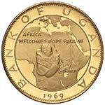 UGANDA 100 Scellini 1969 ... 