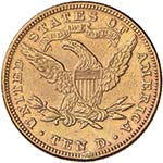 USA 10 Dollari 1894 - AU (g 16,70) Traccia ... 