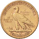 USA 10 Dollari 1911 - AU (g 16,65) Colpo al ... 