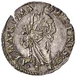 Pio IV (1559-1565) Grosso - Munt. 42 AG (g ... 