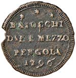 Pio VI (1775-1799) Pergola Sampietrino 1796 ... 