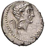 Marco Antonio - Denario (43 a.C., zecca ... 