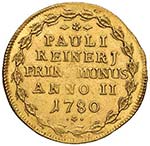 VENEZIA Paolo Renier (1779-1789) II in oro ... 