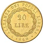 VENEZIA Governo Provvisorio (1848) 20 Lire ... 