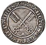 Clemente VII (1378-1394) Grosso - Munt. 7 AG ... 