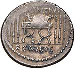 L. Livineius Regulus - Denario (42 a.C.) ... 