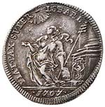 Clemente XI (1700-1721) Giulio 1707 A. VII - ... 