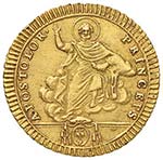 Pio VI (1774-1799) Doppia 1791 - Munt. 5c AU ... 