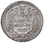 Pio VI (1774-1799) 2 Carlini 1794 A. XX - ... 