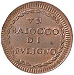 Pio VI (1774-1799) Foligno - Baiocco A. XX - ... 